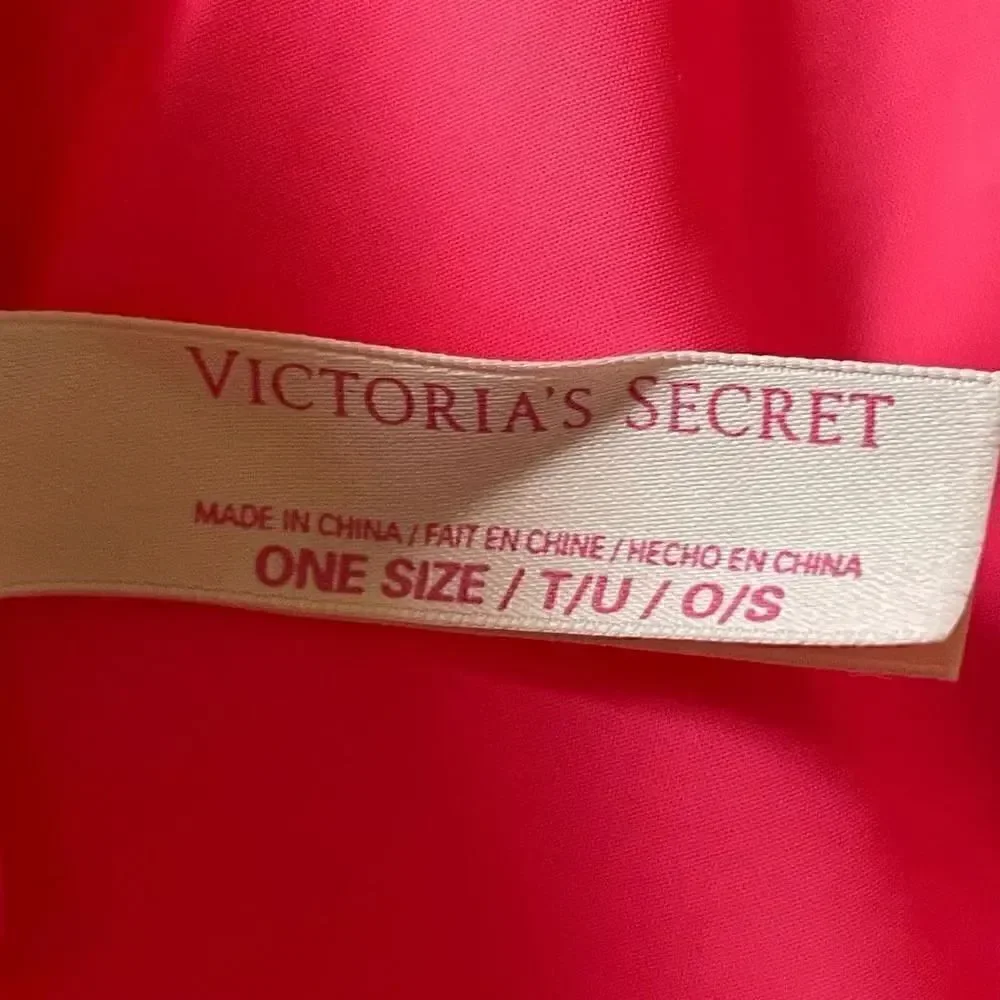 Victoria Secret Stripes Pink Neon Roll Up Beach Sand Blanket